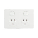 Double Power Point - White